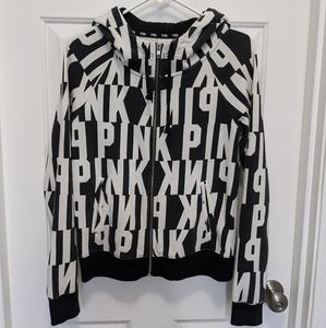 VS Pink zip up hoodie